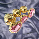 Golden Princess Plug - Premium Butt Plug Curve&Peach Butt Plugs - Just $21! Shop now at @curvenpeach | Pleasure Wands